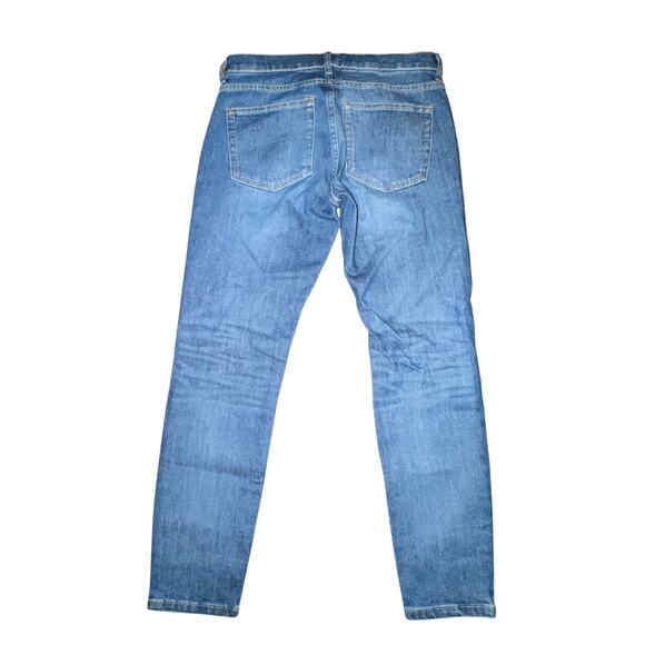 Everlane Straight Leg Ankle Jeans Women's Size 27 Ankle Blue Mid Rise Pockets - Picture 2 of 4